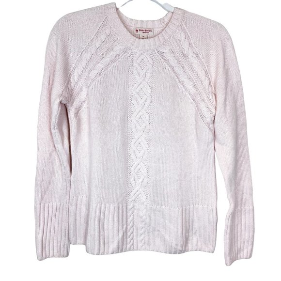 Brooks Brothers Red Fleece M Pink Merino‎ Wool Alpaca Blend Sweater Size Medium - Picture 1 of 8